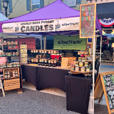 Wicksnwax Candles, Art Candles & Wax Melts