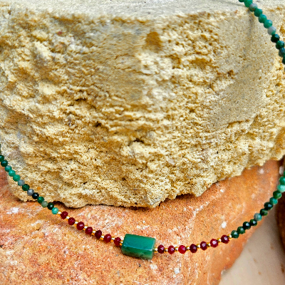 Emerald Ruby Choker