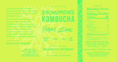 Snowmon's Ginger Lime Kombucha