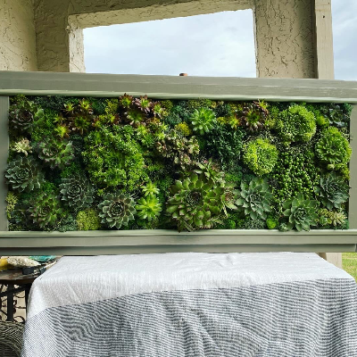 18x39" Living Green Wall Panel