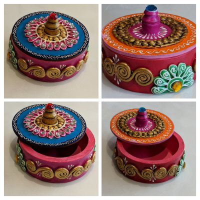 Hand Painted Wooden Boxes