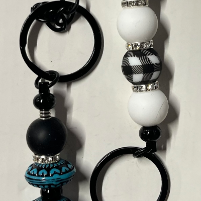 Designer Beaded Keychains