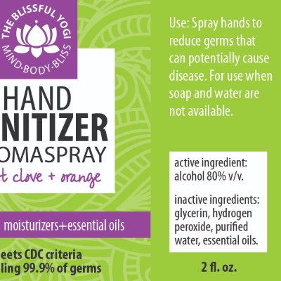 Hand Sanitizer Aromasprays