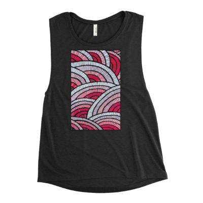 Mosaic Wave Muscle Tank