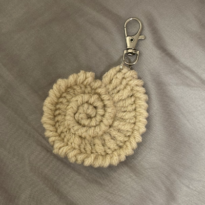 Nautilus Seashell Keychain