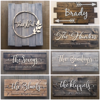 Custom Wood Pallet Sign