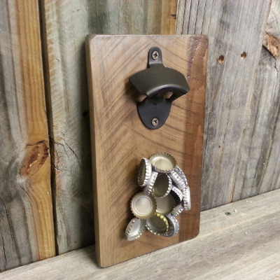 Bottle Opener With Magnetic Cap Catch