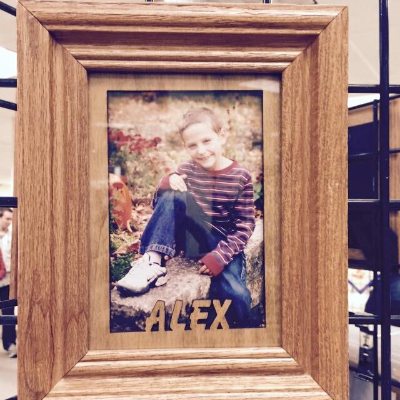 Personalized Oak Insert And Frame