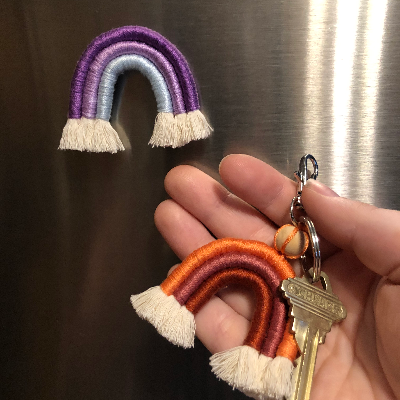 Rainbow Keychain/Magnets