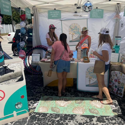 10x10 Booth Set Up Picture