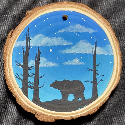 Handpainted Wood Ornaments