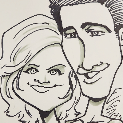 B/W Caricature