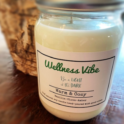 Wellness Vibe Signature Candles - Refill Option With Bring Back Of Container