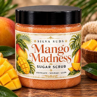 4oz Jar - Foaming Sugar Scrub And Body Wash