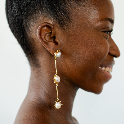 Triple Pear Dangle
