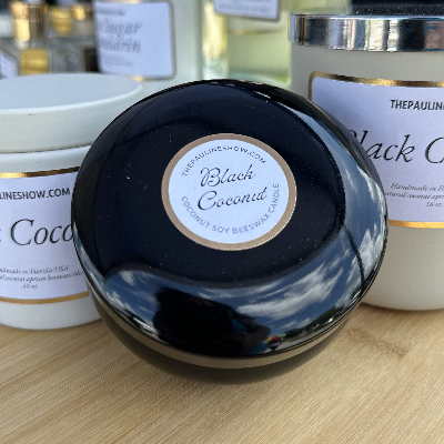 Black Coconut Candle