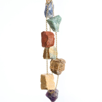 Chakra Rough Stone Hanger