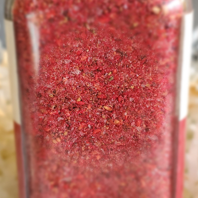 Raspberry Pink Peppercorn Sea Salt