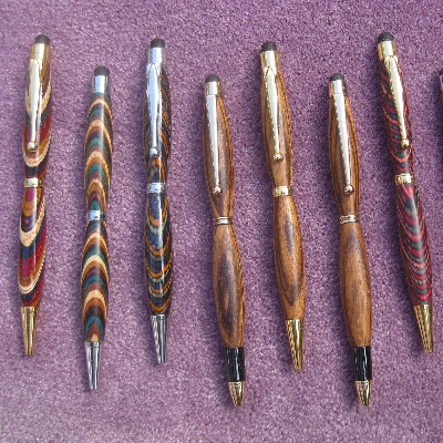 Custom Pens,Wineglass Holders, Other Small, Custom Wood Lathe And Scroll Saw Projects