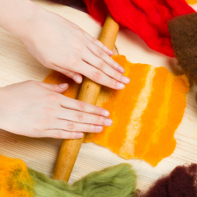 Felted Alpaca Goat Milk Soap