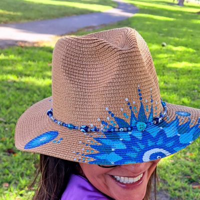 Mandala Hat Turkish Eyes