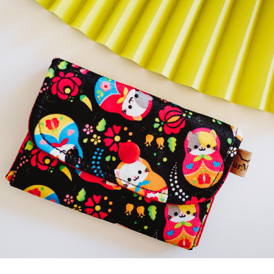 Cute Mini Wallet Cat & Dog Design