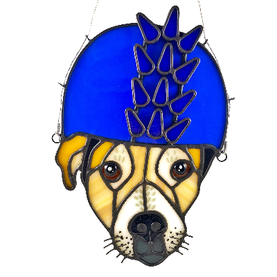 Stained Glass Custom Pet Portrait