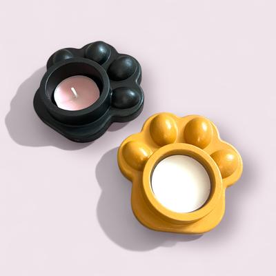 Paw Print Candle Holder