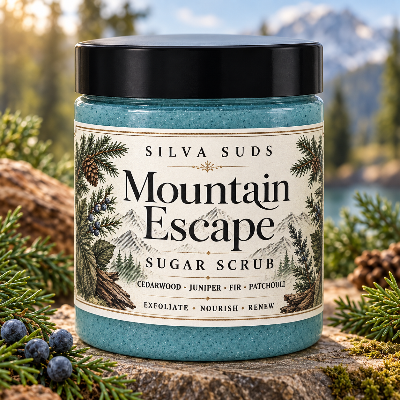 4oz Jar - Foaming Sugar Scrub And Body Wash