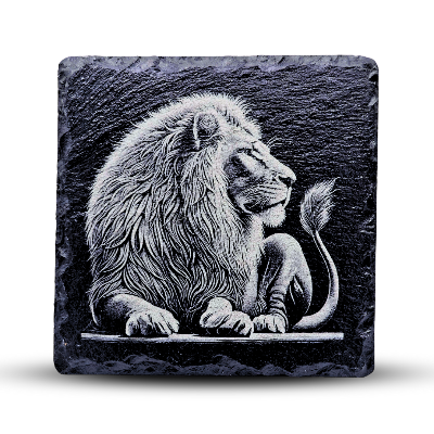 Lion Slate Coasters