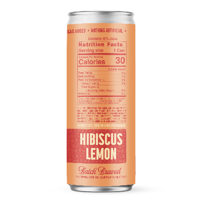 Hibiscus Lemon Probiotic Soda