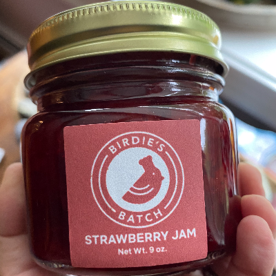 Jams: Strawberry, Blueberry, Peach, Apple Butter, Apple Sauce