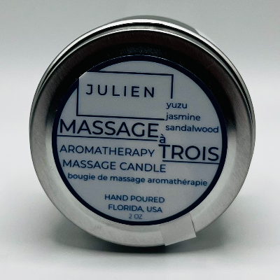 Massage A Trois - Massage Oil Candle By Julien