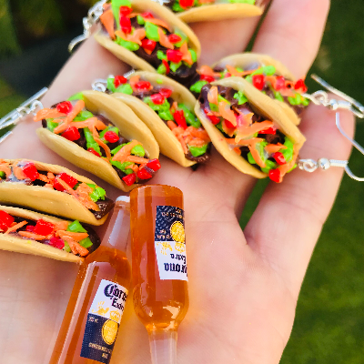 Tacos And Beer Earrings