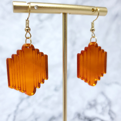 Laser Cut Acrylic Earrings