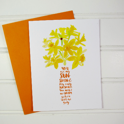 Sunshine Birthday Card