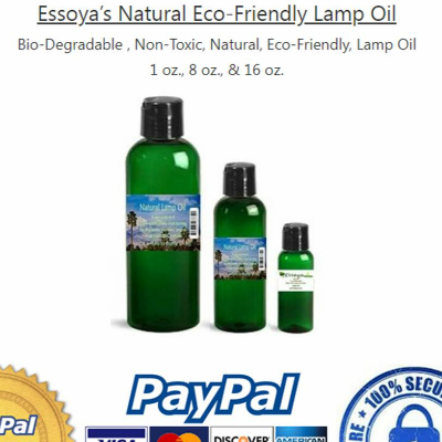 Lamp Oil - Natural Plant Based