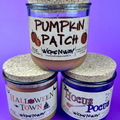 Wicksnwax Candles, Art Candles & Wax Melts