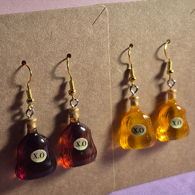 Boozy Booze Resin Earings