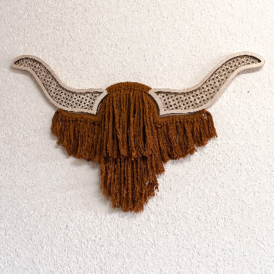 Macrame Highland Cow