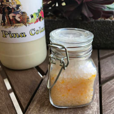 Pina Colada Scented Bath Salts By Vanilla Essence