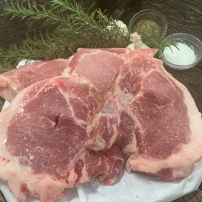 Pork Chops - Bone-In (4 Pkg,)