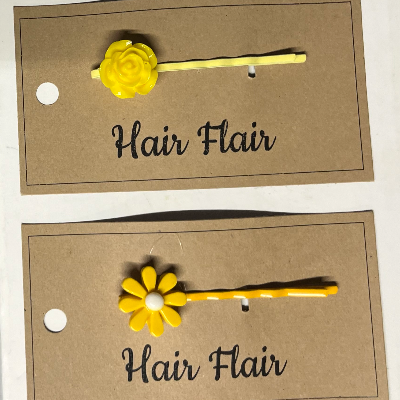 Floral Hair Clips