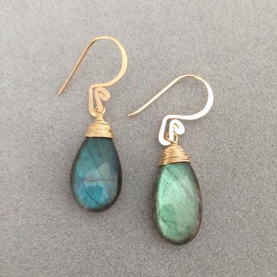 Labradorite Earrings