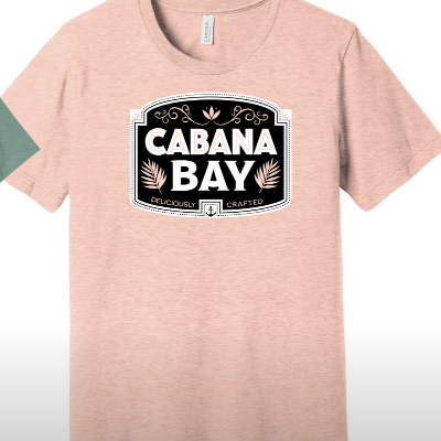 Cabana Bay Peach Shirt M-3xl