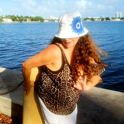 Hat Bucket Hand Painted Hat With Evil Eye & Mandala Decoration