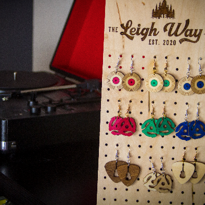 Various Engraved Wooden Earrings