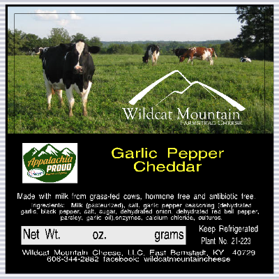 Garlic Pepper Cheddar