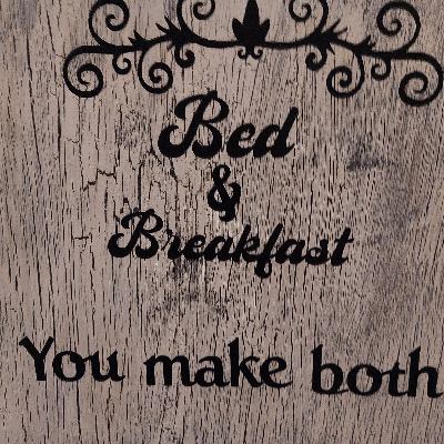 Bed And Breakfast Sign
