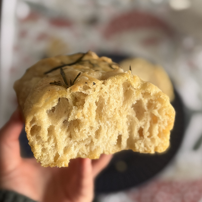 Rosemary With Flaky Salt Foccacia
